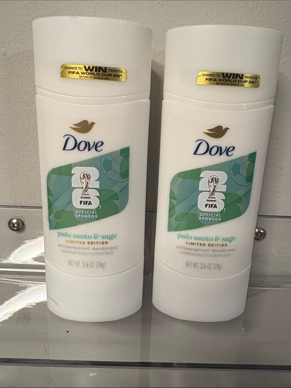 Dove Palo Santo & Sage Antiperspirant Deodorant FIFA - limited edition